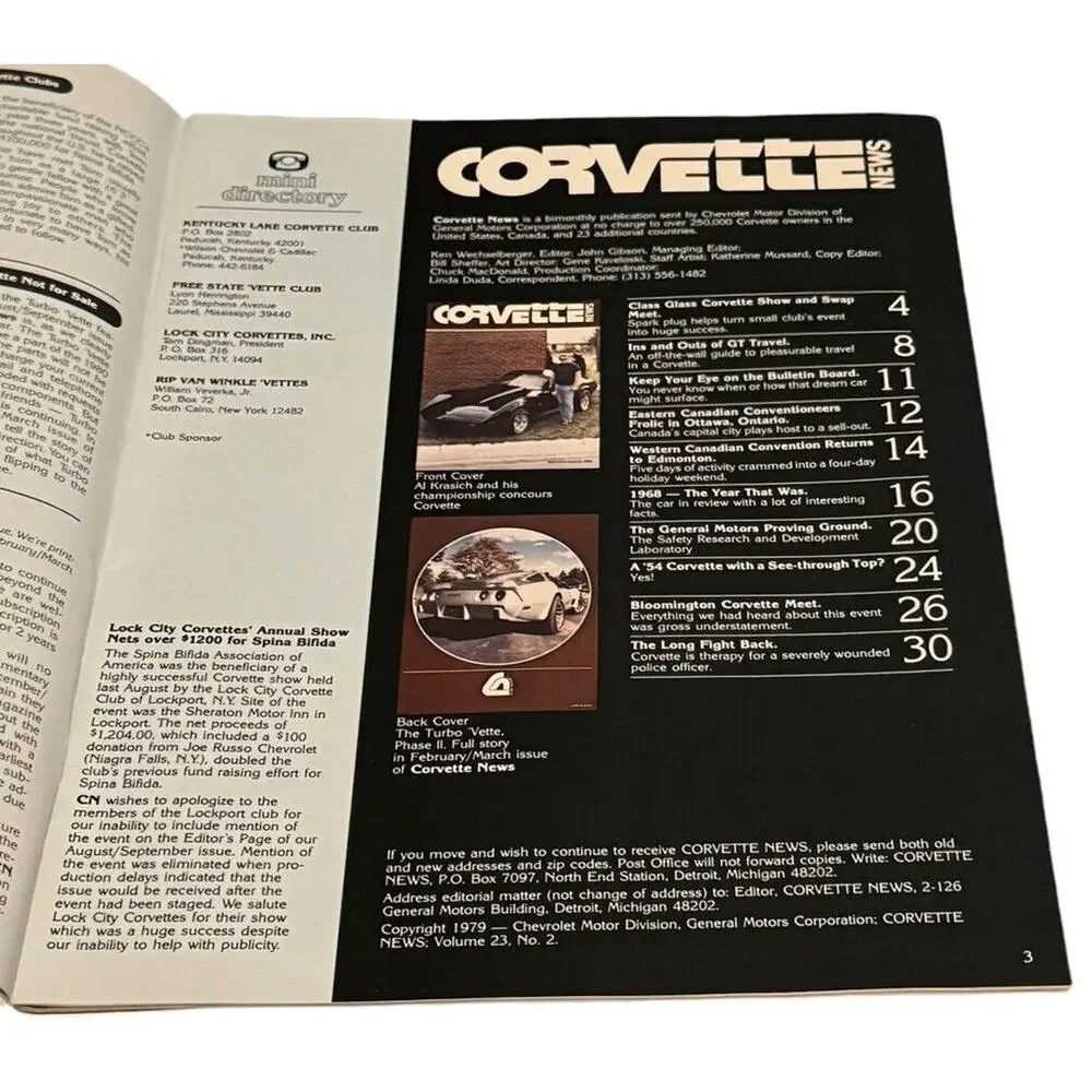 Corvette News original mailing